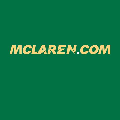 Logo da MCLAREN